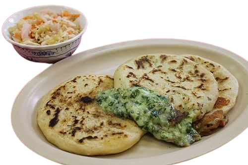 Pupusas de ayote salvadoreñas.